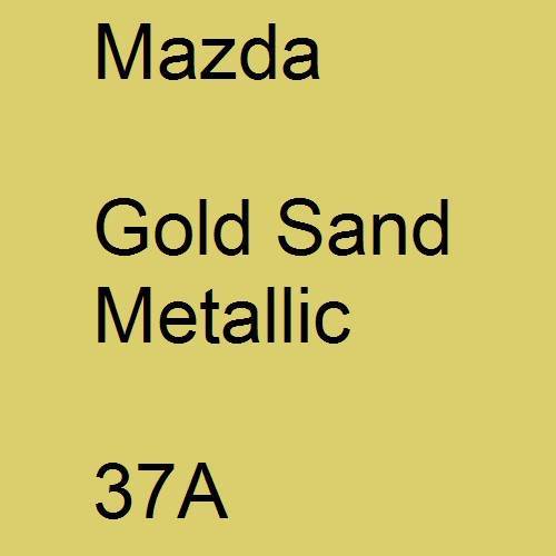 Mazda, Gold Sand Metallic, 37A.